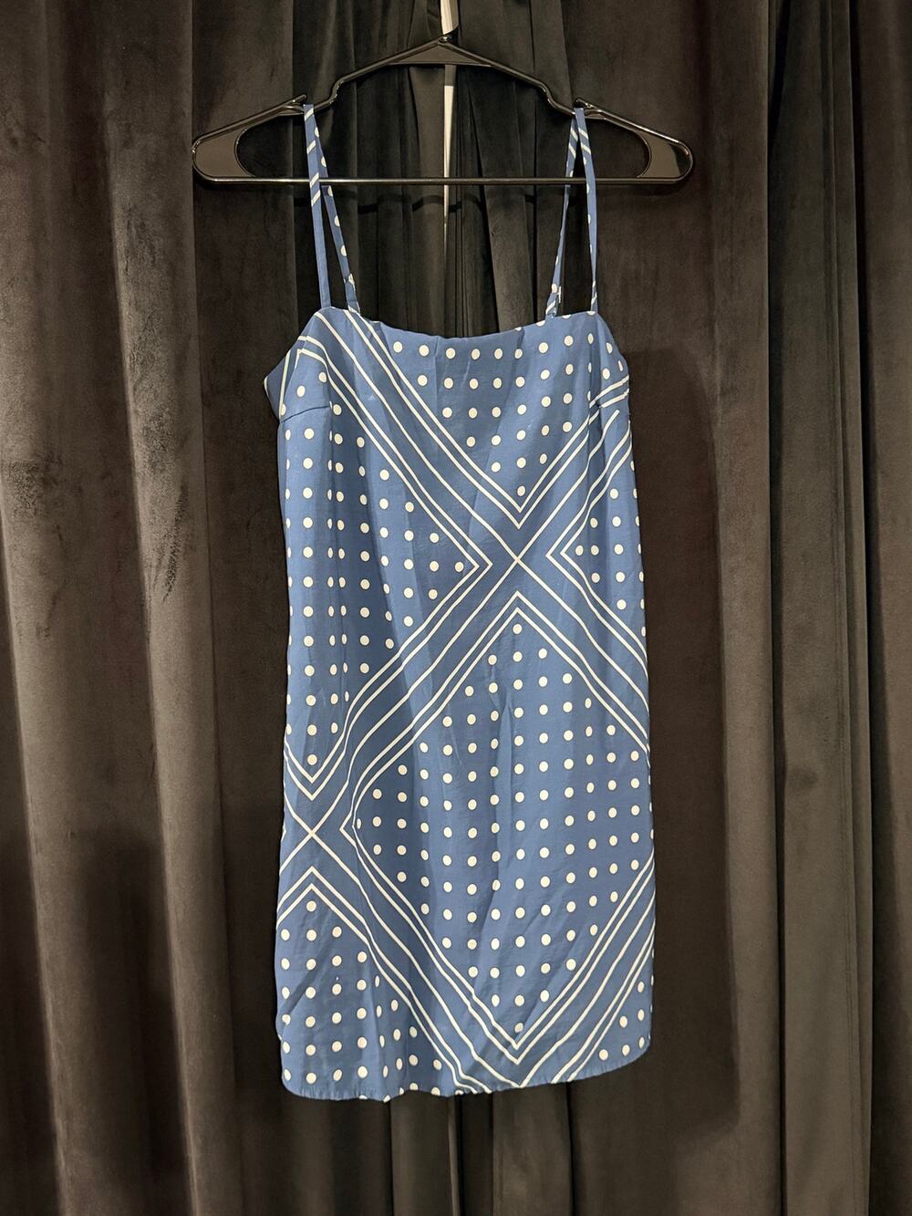 Abercrombie navy slip dress